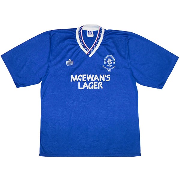 Tailandia Camiseta Rangers 1st Retro 1992 Azul
